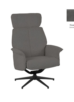 LABEL51 Fauteuil Verdal - Antraciet - Cosmo