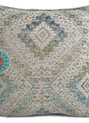 Kelim creme turqoise kelim 45 x 45 cm