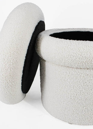 Poef met opbergruimte