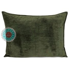 Army green kussenhoes 50 x 70