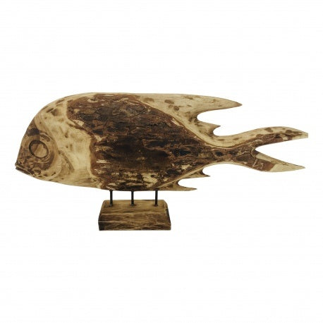 Houten vis 1.00 meter