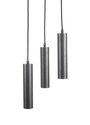 Hanglamp Ferroli - Zwart - Metaal - 3-lichts