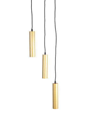 Hanglamp Ferroli - Antiek goud - Metaal - 3-lichts