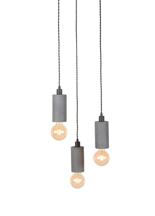 Hanglamp Fresco - Concrete - Beton - 3-Lichts