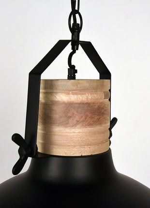 Hanglamp Grid - Zwart - Metaal - 52 cm