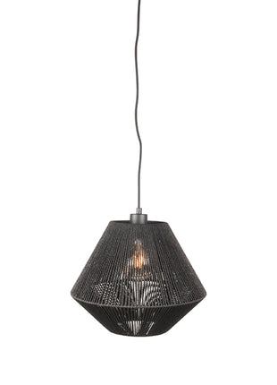Hanglamp Ibiza - Zwart - Jute - 1-Lichts