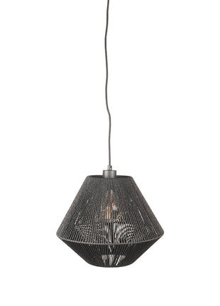 Hanglamp Ibiza - Zwart - Jute - 1-Lichts