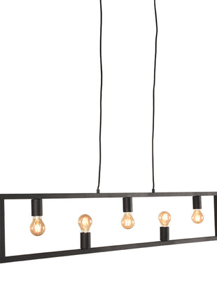 Hanglamp Quadrato - Zwart - Metaal