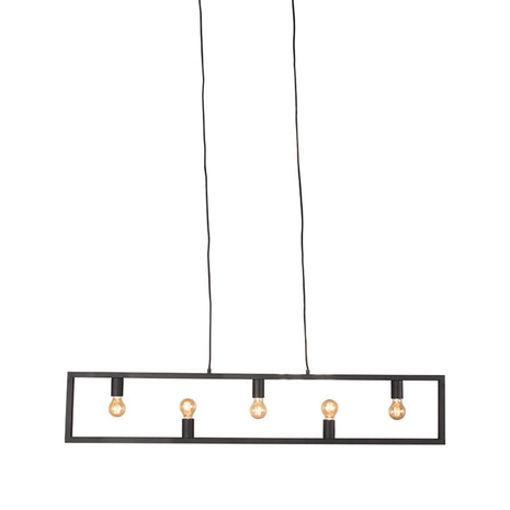 Hanglamp Quadrato - Zwart - Metaal