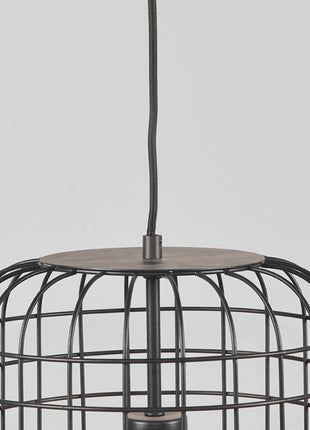 Hanglamp Solido - Zwart - Metaal - 1-Lichts