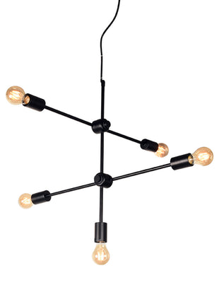 Hanglamp Stilo - Zwart - Metaal