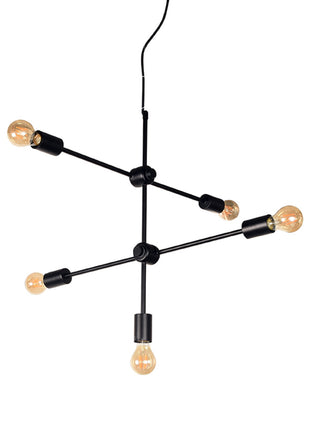 Hanglamp Stilo - Zwart - Metaal