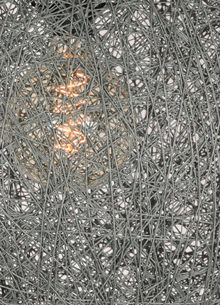 Hanglamp Twist - Grijs - Vlas - XL