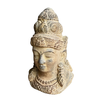 Head buddha stone