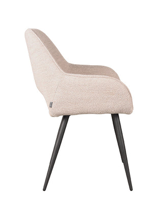 LABEL51 Eetkamerstoel Fer - Naturel - Boucle
