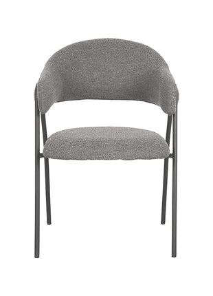 Eetkamerstoel Lowen - Grijs - Boucle