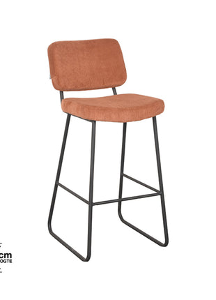 Barkruk Noah - Rust - Ribcord - Zithoogte 78