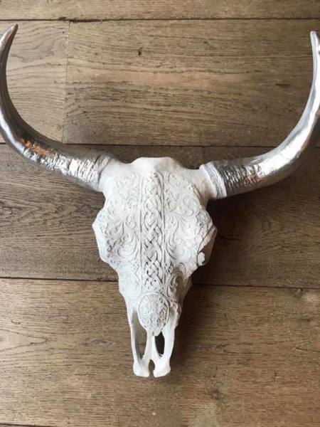 Skull bedrukt groot F47