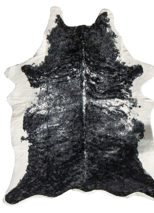 Koeienhuid zwart imitatie