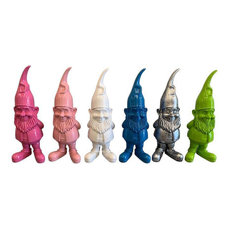 Tuinkabouter 1 Meter - Kabouter Tuin - Cadeau - Zilver - 100 cm