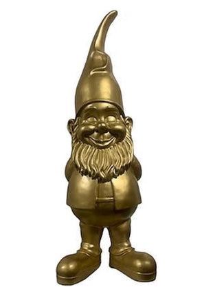 Tuinkabouter 1 Meter - Kabouter Tuin - Cadeau - Goud - 100 cm