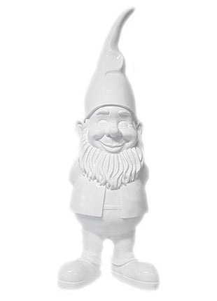 Tuinkabouter 1 Meter - Kabouter Tuin - Cadeau - Wit - 100 cm