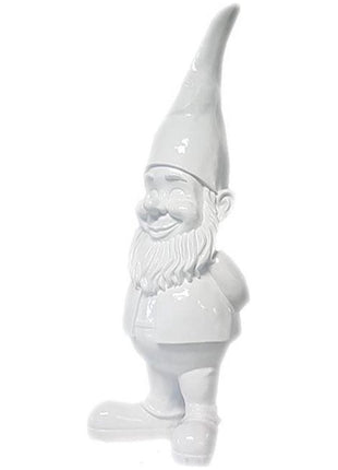 Tuinkabouter 1 Meter - Kabouter Tuin - Cadeau - Wit - 100 cm