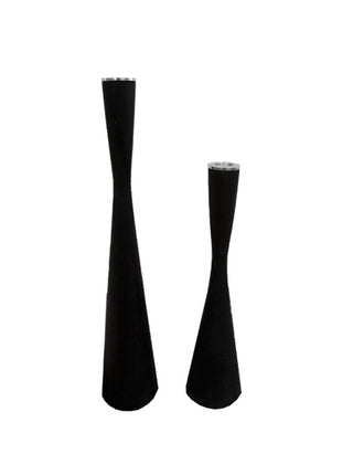 Kandelaren set 2 Zwart