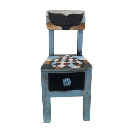 Kinderstoel Walvis Blauw