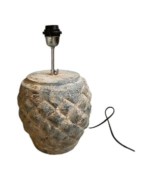 Lamp stand pine D25H25cm
