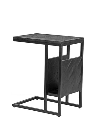 Bijzettafel Shift - Zwart - Mangohout