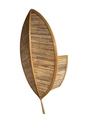 Leaf wall lamp naturel