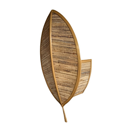 Leaf wall lamp naturel