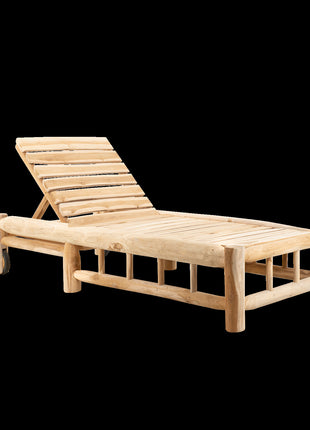 Ligstoel met Wielen Barney Teak