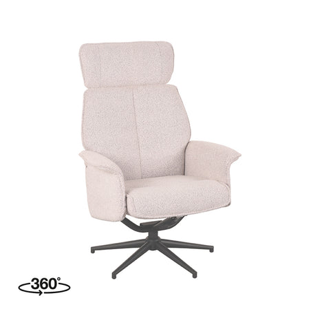 Fauteuil Verdal - Naturel - Boucle