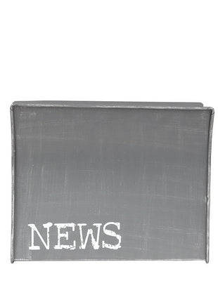 LABEL51 Wanddecoratie Magazinehouder - Antiek grijs - Metaal