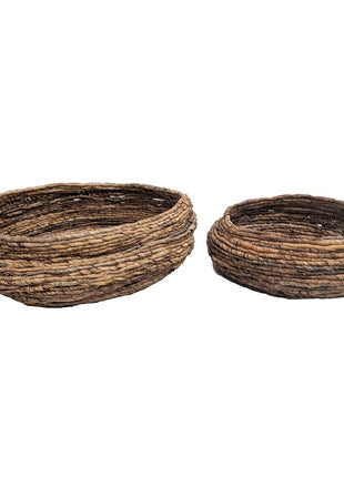 Mandenset 2 stuks bananenblad