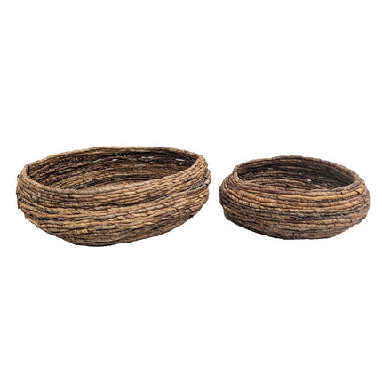 Mandenset 2 stuks bananenblad