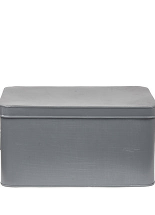 Media Opbergkist - Grijs - Metaal - XL