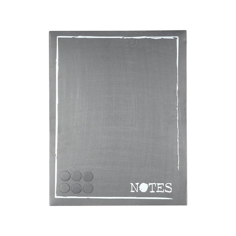 Wanddecoratie Memobord - Antiek grijs - Metaal
