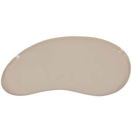 Metalen dienblad Kidney L glossy sand
