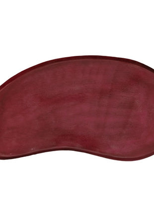 Metalen dienblad kidney roze