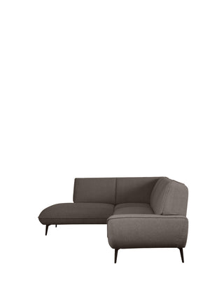 LABEL51 Hoekbank Pesaro - Bruin - Boucle - Links