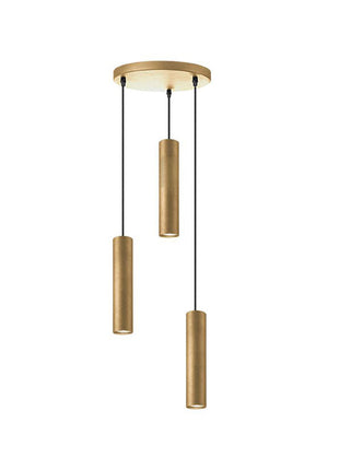 Hanglamp Ferroli - Antiek goud - Metaal - 3-lichts