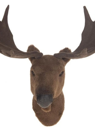 Pluche deer head 34 cm