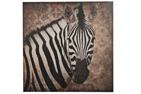 Zebra op hout