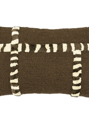 Pillow StripeScape - brown