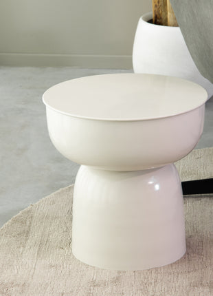 Bijzettafel Pax - Crème - Metaal