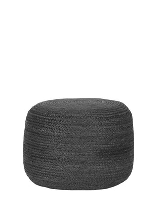 Poef Jute - Antraciet - Jute - 50 cm