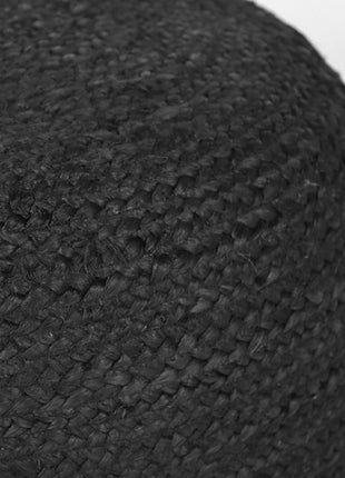 LABEL51 Poef Jute - Zwart - Jute - 50 cm